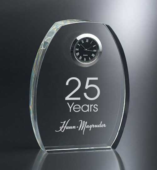 Personalized Crystal Clock