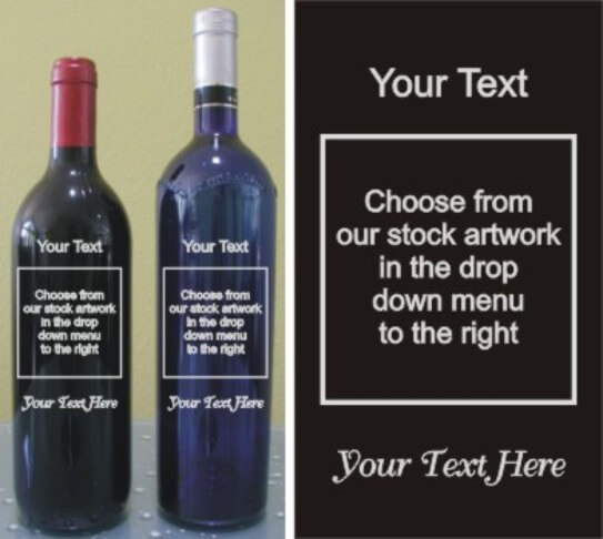 Design your Own Engraved Wine Bottle