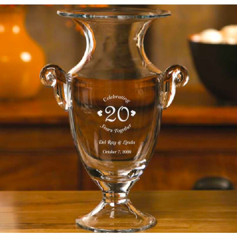 Engraved Crystal Callypso Trophy Cup