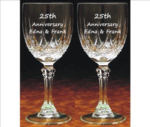 Engraved Wine Goblets (Set of 2) Massalia