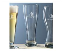 Engraved Tall Pilsner Beer Glass