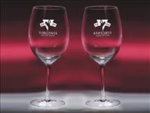 Engraved Bordeaux Wine Glasses 24oz - Set of Two