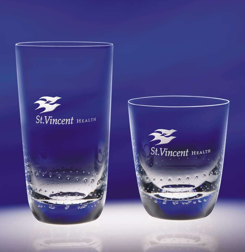 Personalized On the Rocks & Beverage Glasses - Fiore