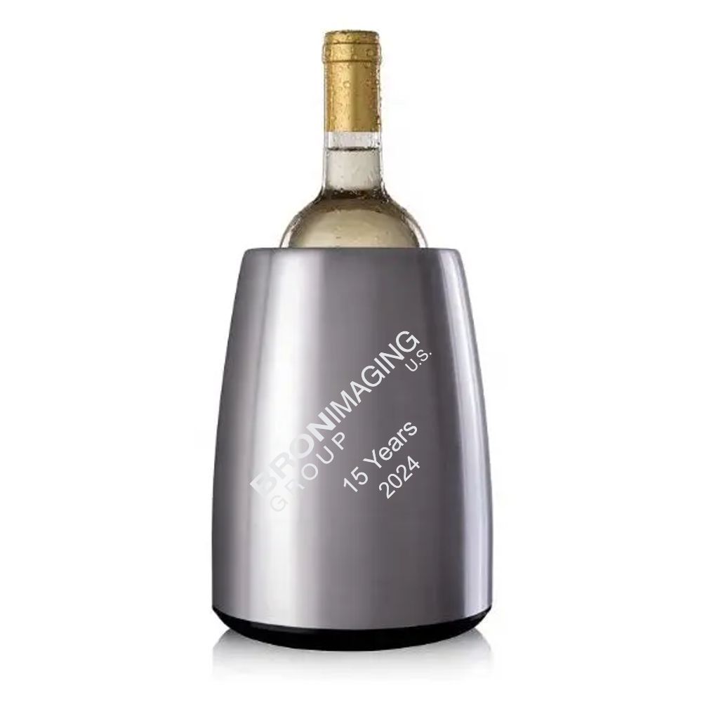Personalized Stainless Steel Wine Chiller Mendenhall