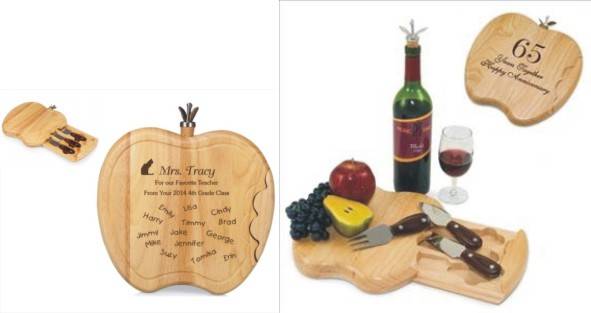 Engraved Apple Cheese Board Ideas