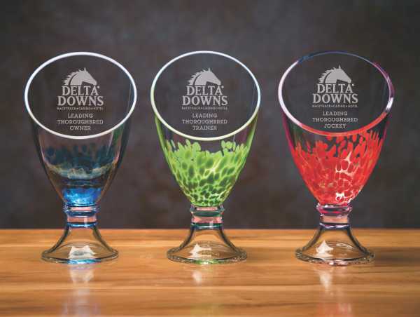 Personalized Spotlight Award Trophy Vase