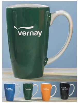 Engraved Colorful Glossy Ceramic Mugs - Caribic