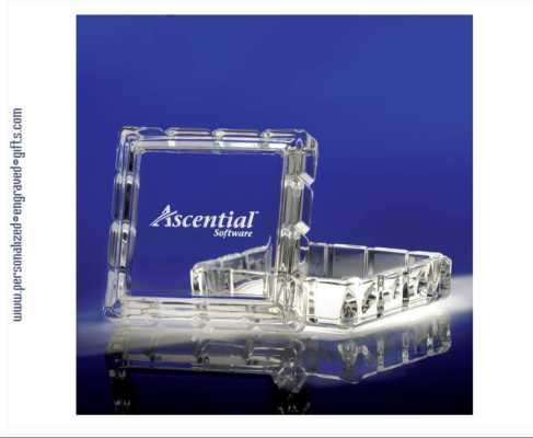 Engraved Square Glass Candy Dish or Keepsake Box