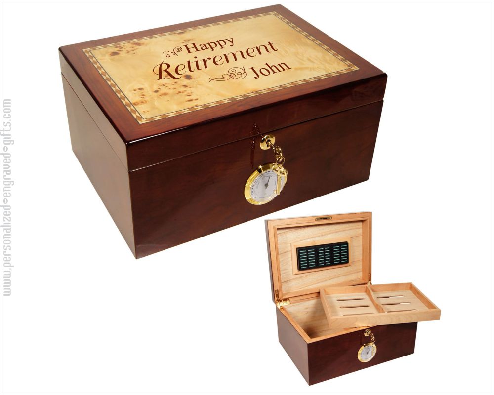 Humidor With Personalized Engraving