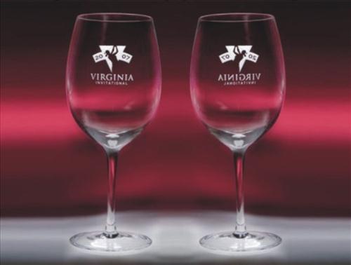Large Custom Engraved Red Wine Glass