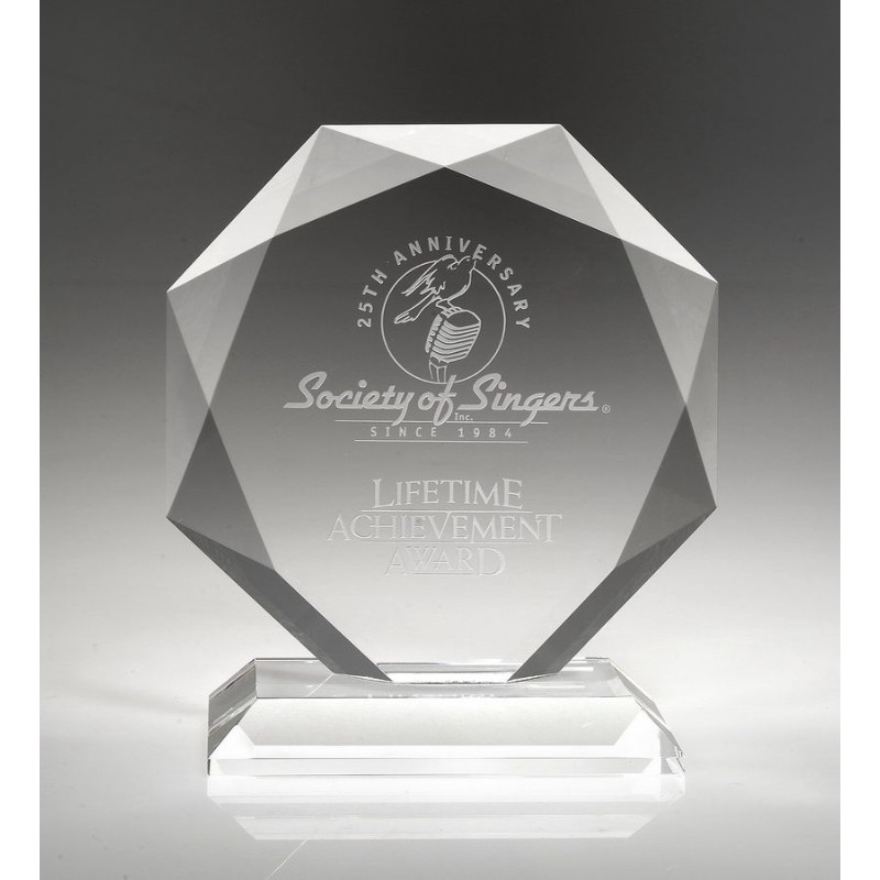 Engraved Awards - Crystal Diamond Award