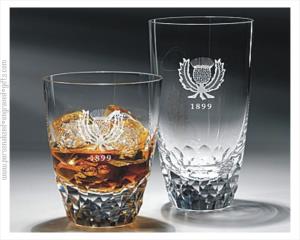 Crystal Tapered Whiskey and Hiball Primo Glasses