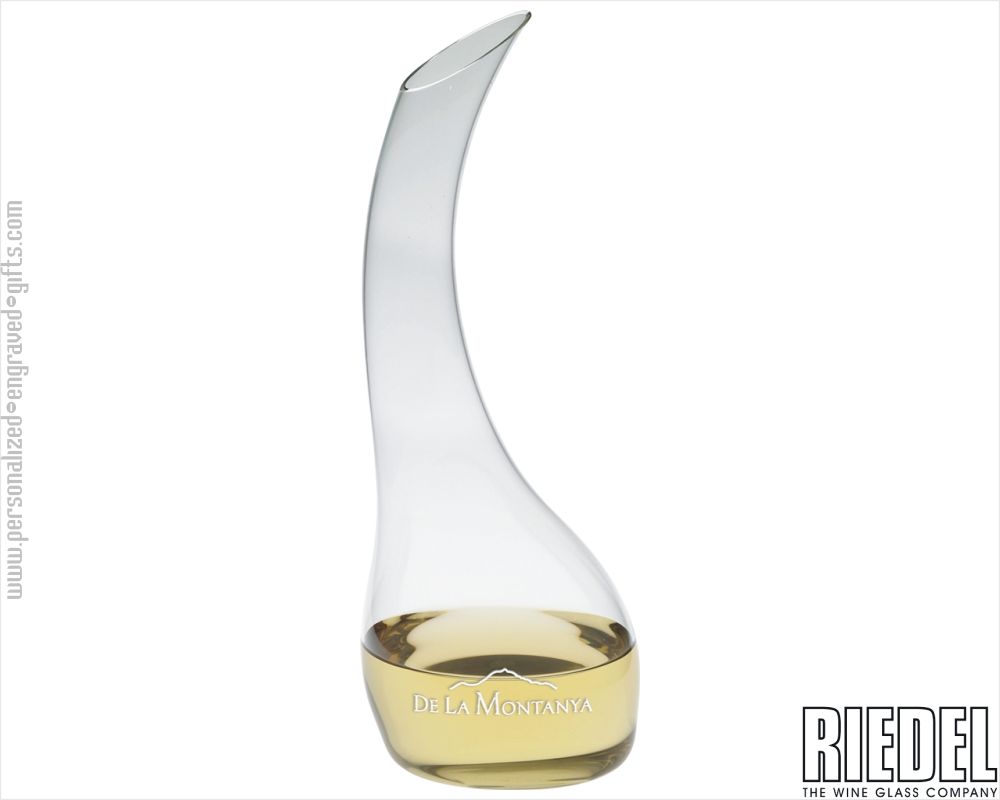 42oz Long Neck Riedel  Wine Decanter Swan