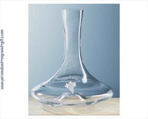 48oz Crystal Wine Carafe with Punt  - The California