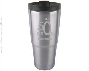 Engraved Stainless Steel Travel Coffee Mugs