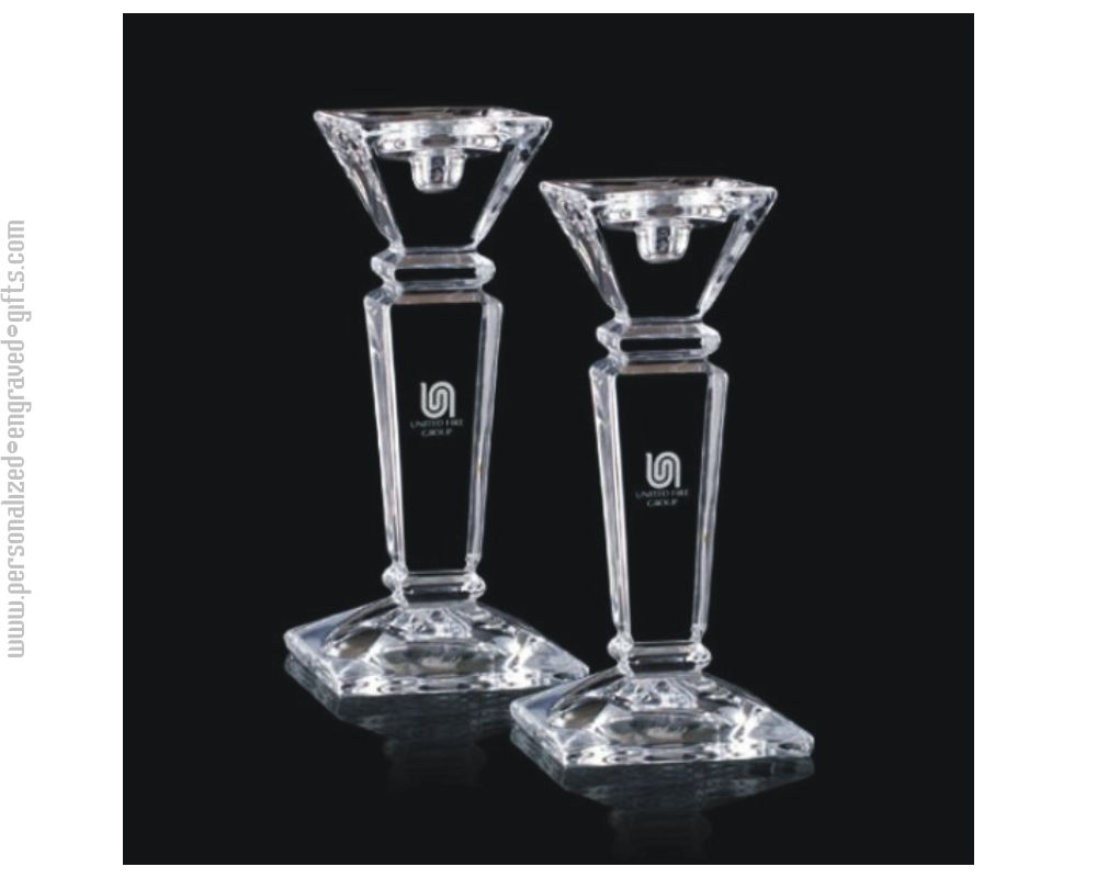 Modern Glass Candle Holders Noble