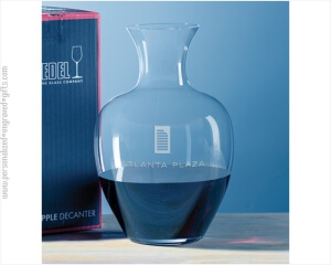 Riedel Big Apple Decanter Custom Engraved for any Wine Lover