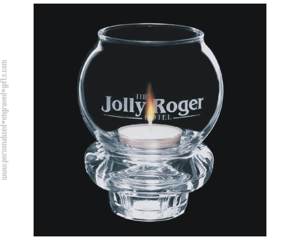 Personalized Glass Candle Holder...The Sizzle