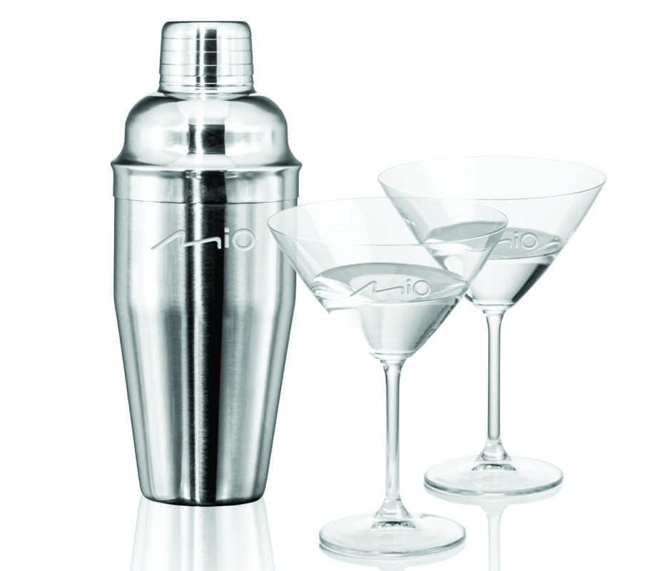 min Undertrykke Væve Customized Sombrero Cocktail Shaker Set with 2 Classic Stemmed Glasses