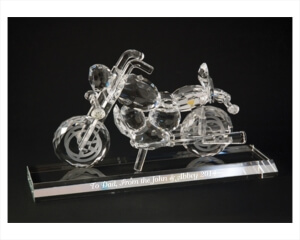 Customized Crystal Classic Motorcycle Figure Award