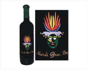 Custom Engraved Wine Bottles - Mask 1