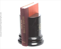 Black Marble Column Bookends an Impressive Recognition Gift - that Let's Your Appreciation be Known.