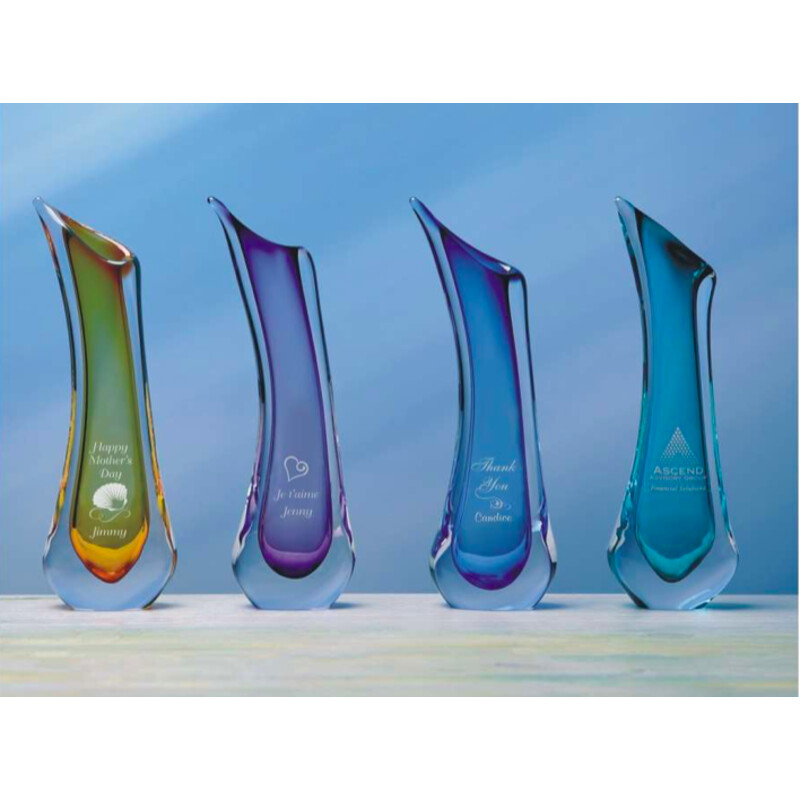 Colorful Contemporary Artistic Glass Vases