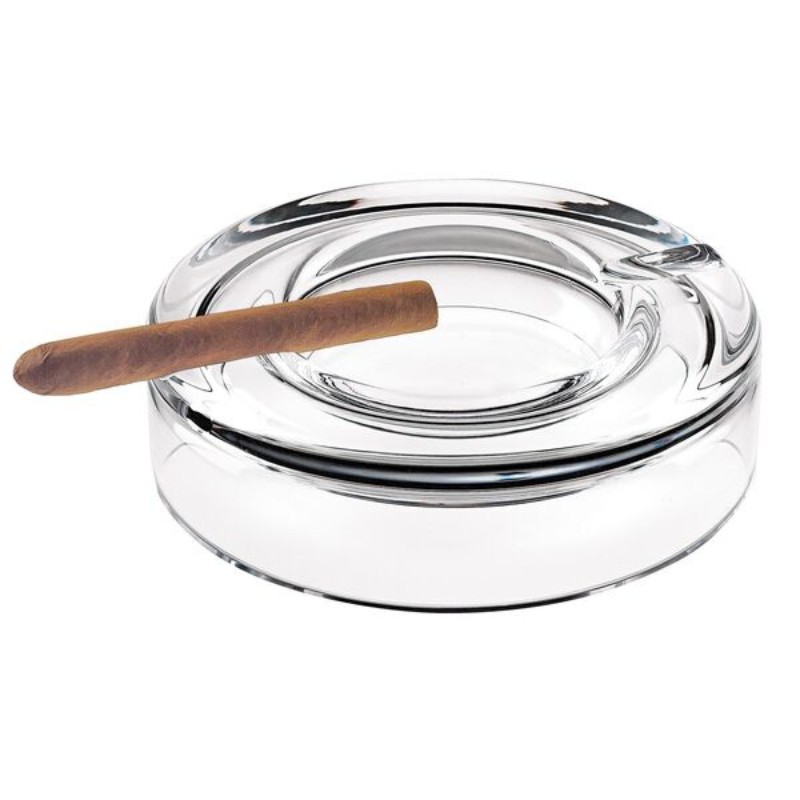 Crystal 8inch Round Cigar Ashtray Customized for You-Corona