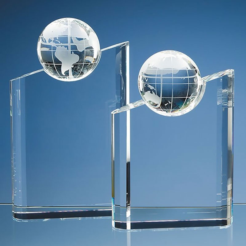 Crystal Globe Diagonal Award