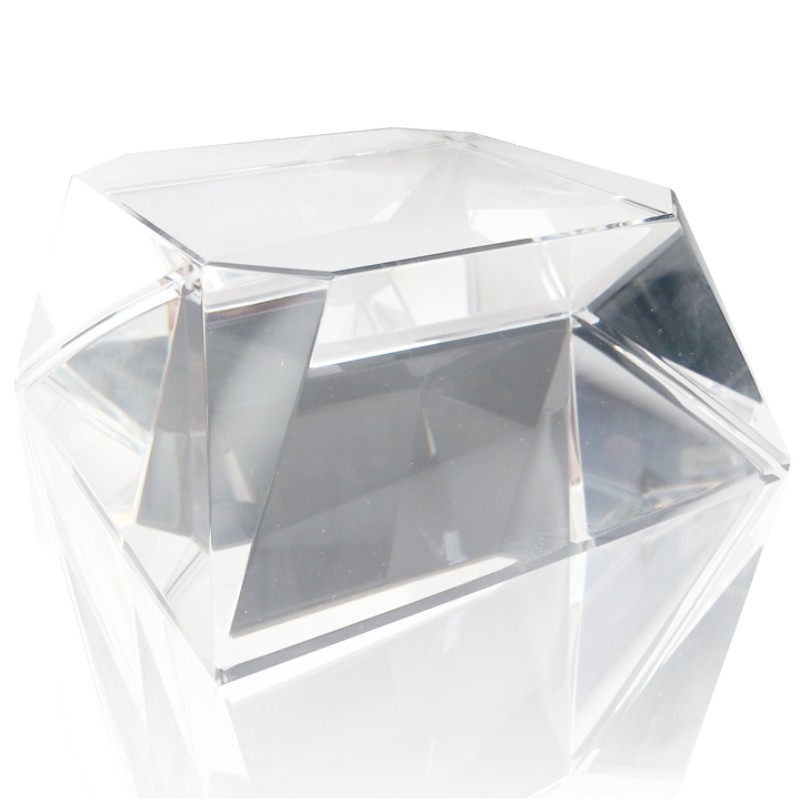 Engraved Clear Beveled Square Base - Clear Base 2
