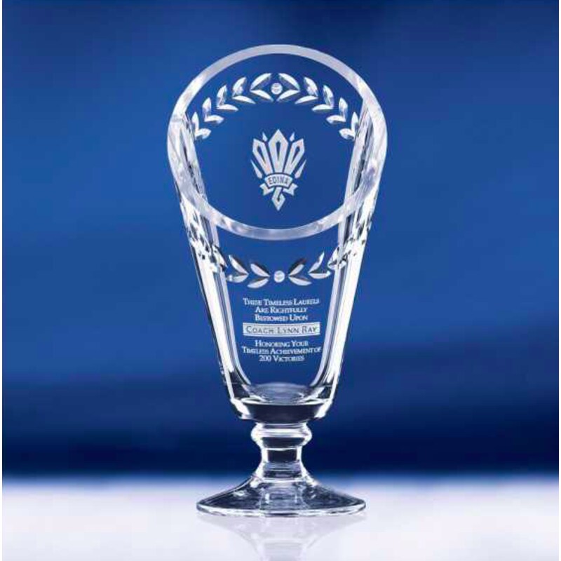 Engraved Crystal Oxford Trophy Cup