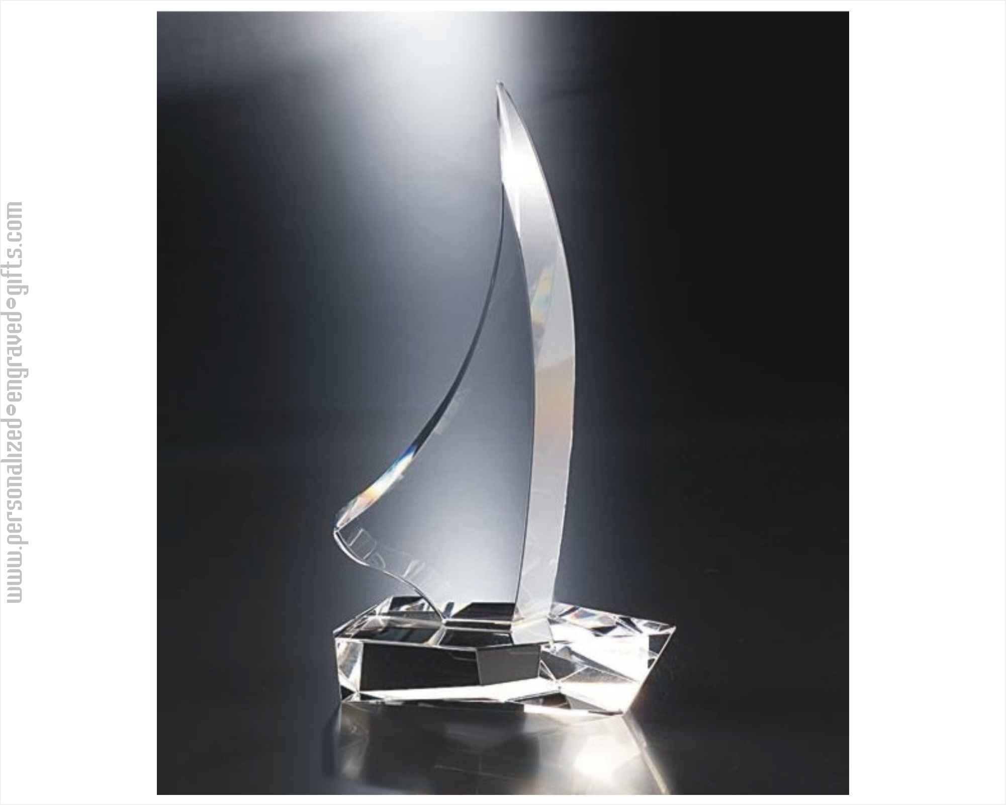 Crystal Clear Sailboat Award-Capri