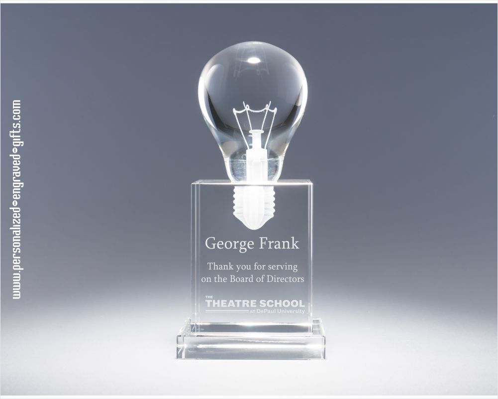 3D Visionary Lightbulb Award for Great Ideas