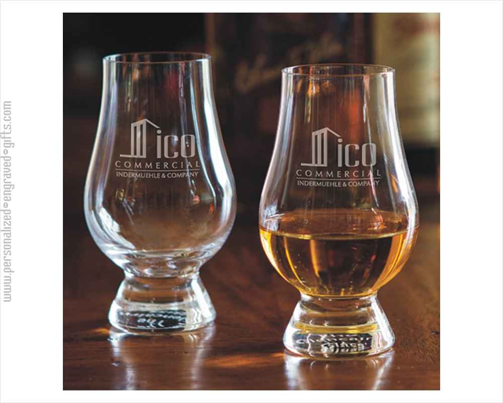 Engraved Glencairn Whisky Tasters - Set of 2