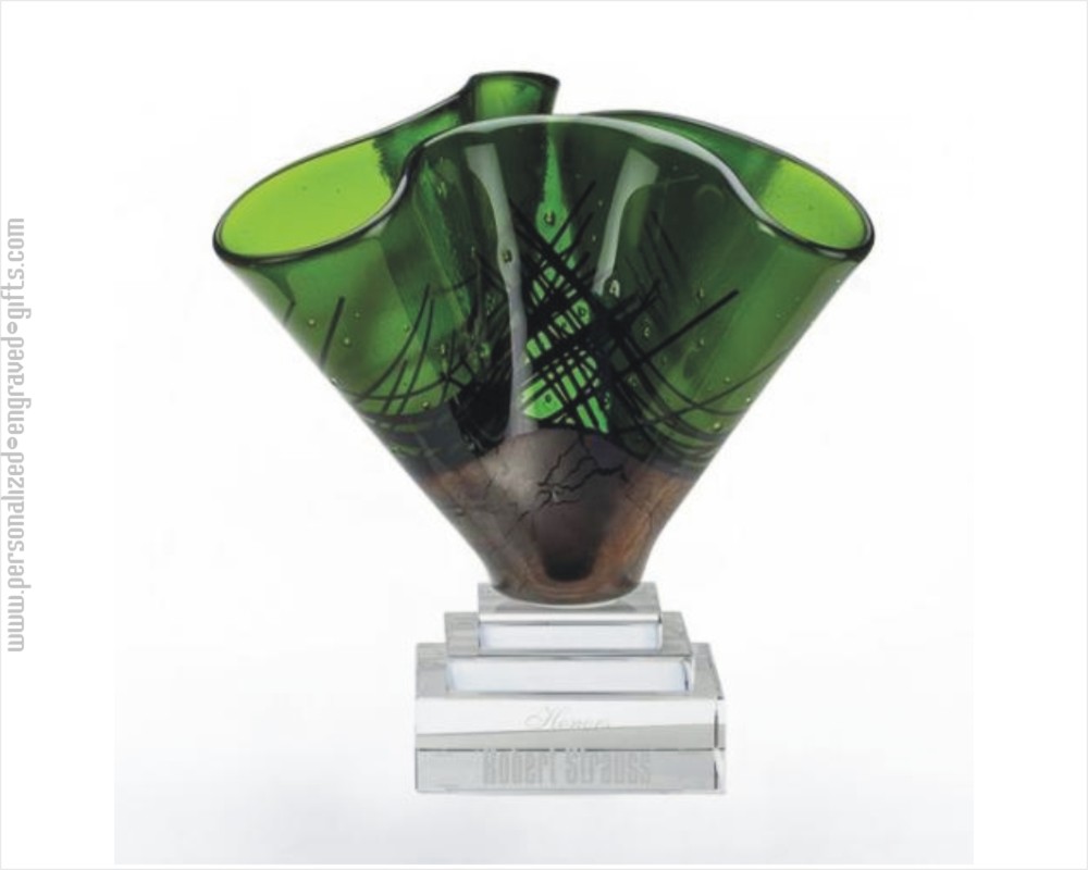 Green Art Glass Award Cali