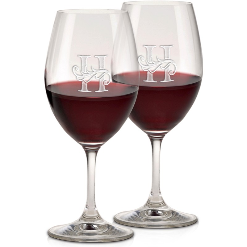 Engraved Riedel Ouverture Red Wine Glass