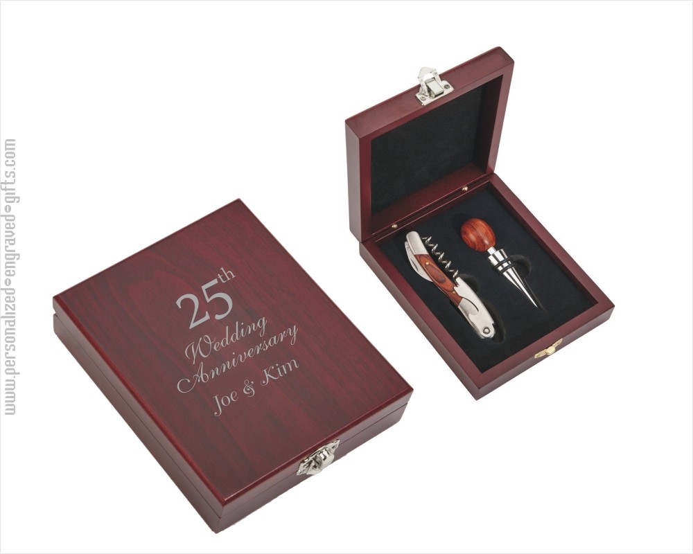 Engraved Wine Stopper & Wine Tool- Alford