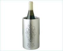 Custom Engraved Straight Sided Stainless Steel Wine Cooler Vlad