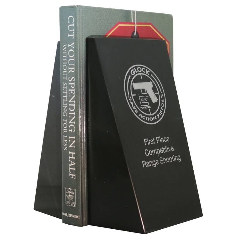 Extra Large Marble Bookends Engraved with Everyone's Name -A Great Recognition Gift Professional
