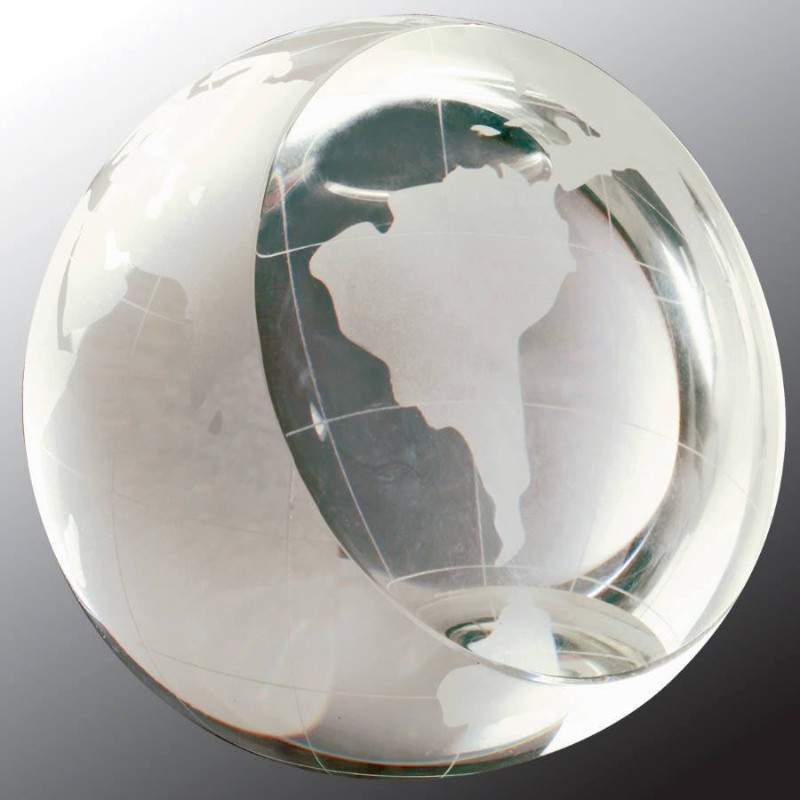 Globe Sphere Engraved Paperweights