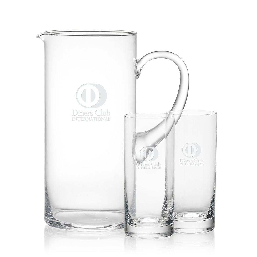 Personalized Tankard with 2 Ice Tea Glass Gift Set