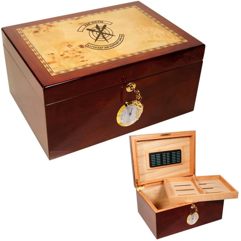 Personalized Engraved Humidor Brightleaf