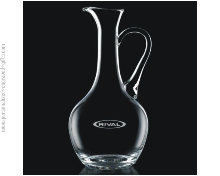 Personalized Wine Carafe with Handle Osiris