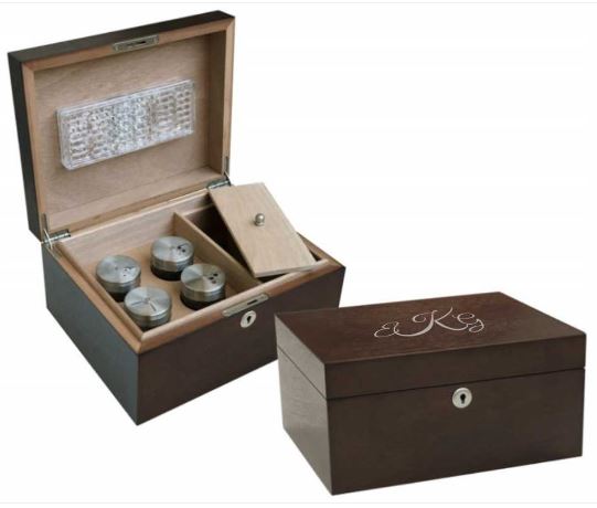 Personalized Cannabis Cachet Humidor - Denver