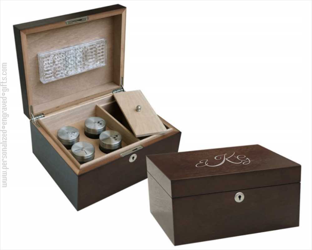 Personalized Cannabis Cachet Humidor - Denver