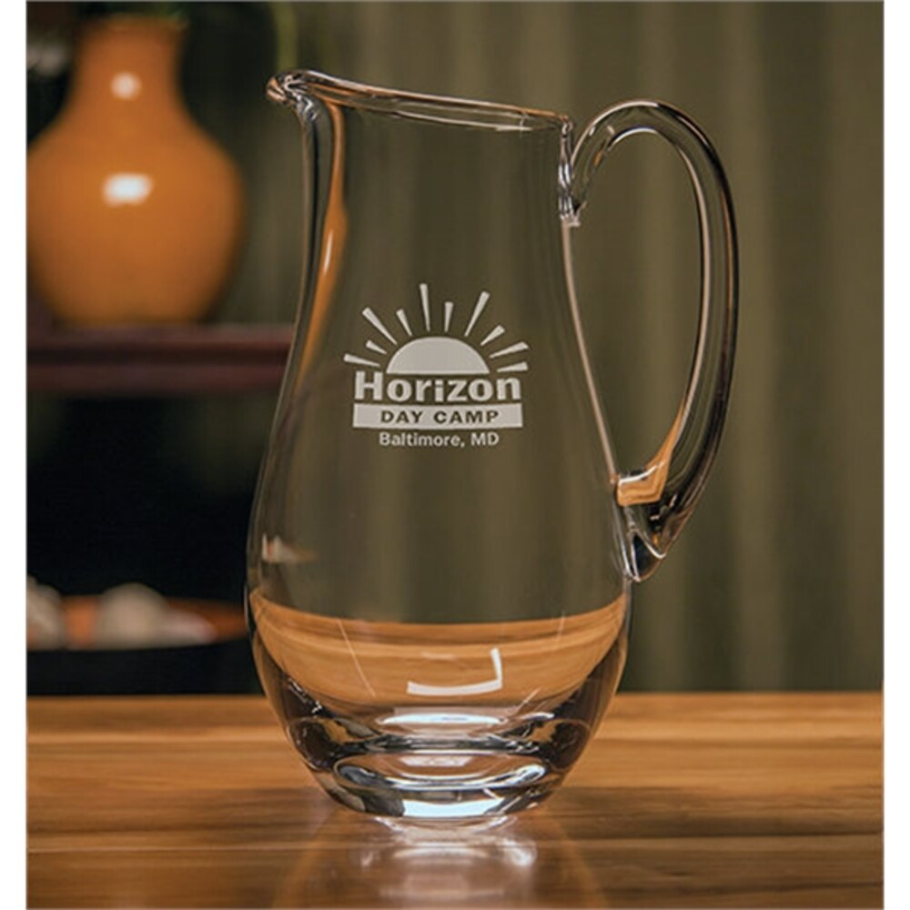 Personalized Engraved Glass Pitcher - Grace