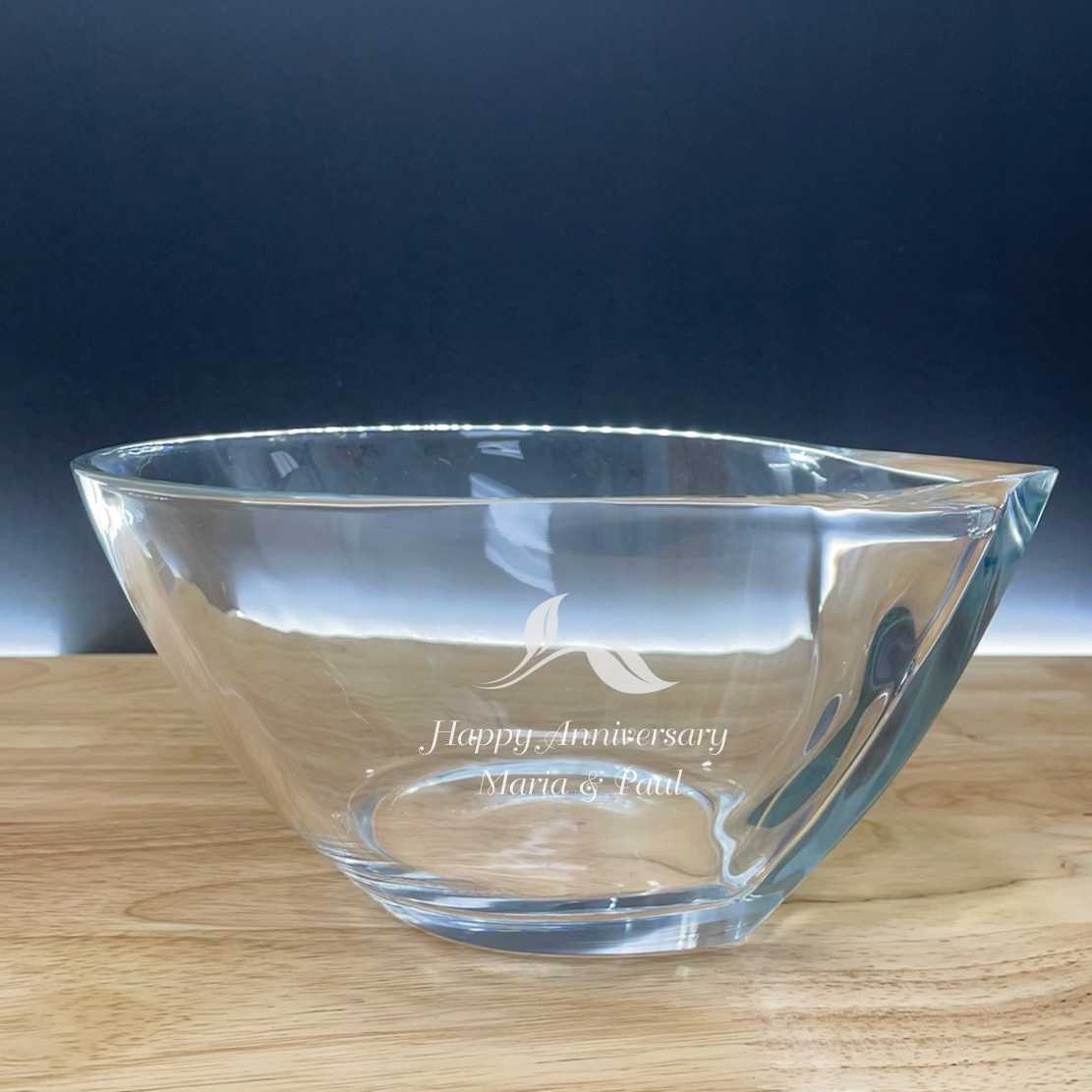 Personalized Lead Free Crystal Bowl Camila
