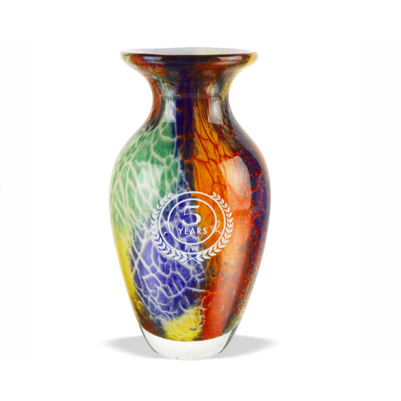 Personalized Murano Style Art Vase - Giveryn