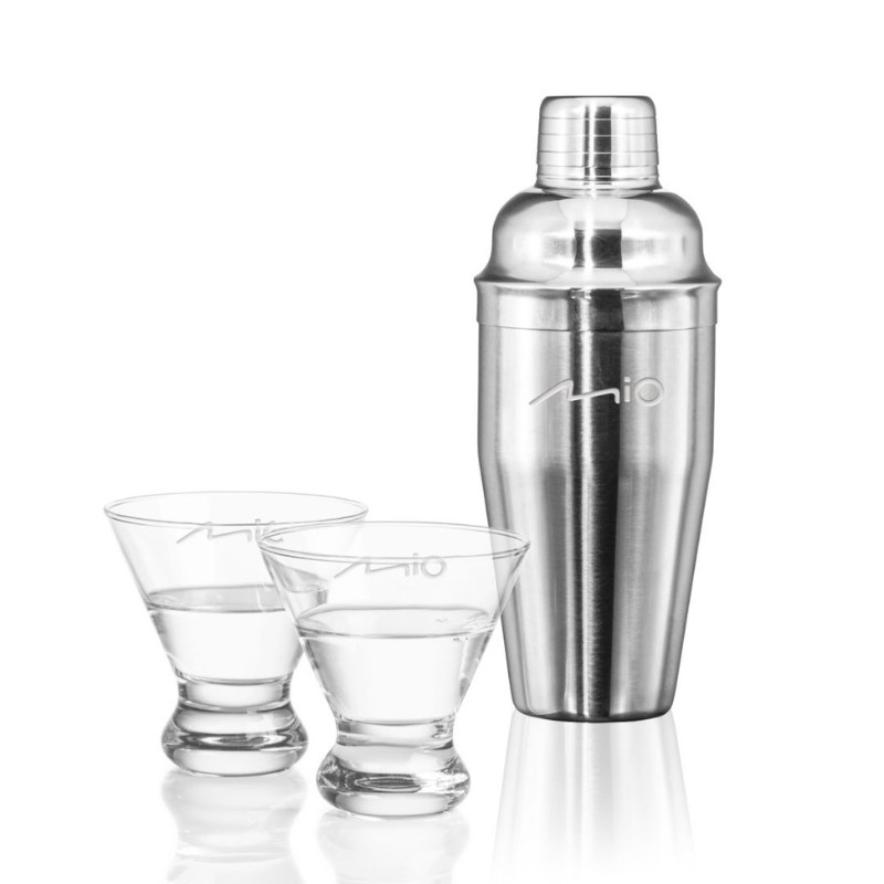 Personalized Sombrero Cocktail Shaker Set with 2 Stemless Glasses