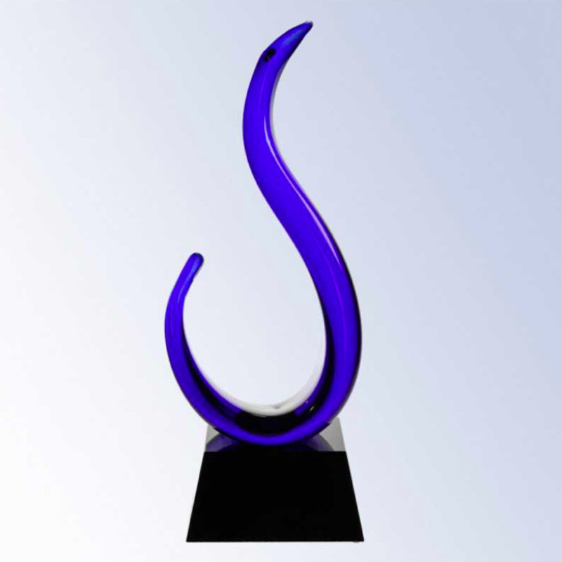 The Blue S Hook Glass Award - Shreepa